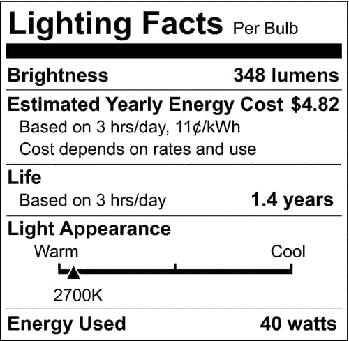סאטקו ניתן לעמעום ס3826 אור גלובוס ליבון 40 וואט ז16 1/2 ליבון; סאטן לבן; 1500 שעות מדורגות ממוצעות; 348 לומן; בסיס מנורה;