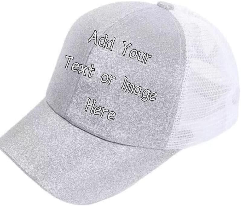 כובעי בייסבול מותאמים אישית של יוניסקס כובעי משאיות נצנצים מותאמים אישית אי פעם מתנות אי פעם כובע קיץ שמש הוסף טקסט