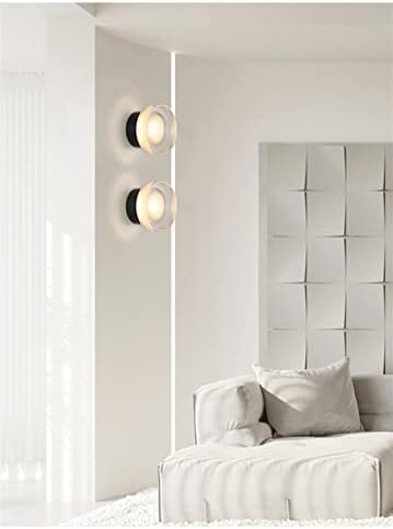 ספרדית מעצב זכוכית הוביל מנורת קיר פשוט תאורת מעבר רקע חדר שינה ליד המיטה דקורטיבי פמוטים