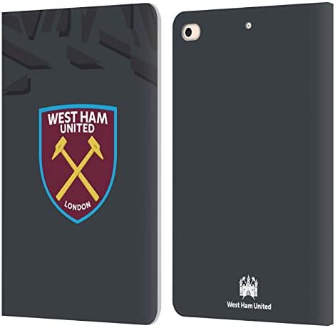 עיצובים לתיק ראש מורשים רשמית West Ham United FC Home 2019/20 ערכת קרסט עור ארנק עור מארז תואם ל- Apple iPad Mini