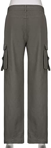 מכנסי מטען רחבים של Cokuera לנשים בגדי רחוב היפ הופ מגניב מכנסי טרנינג מכנסי טרנינג מזדמנים מכנסי רגל רופפים רופפים