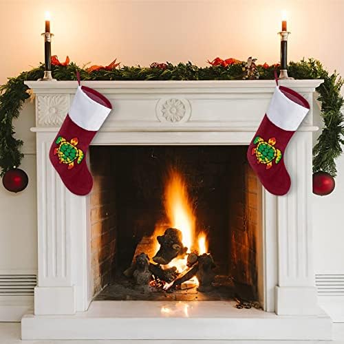 דגל השחרור של אורומו של צב חג המולד גרבי גרבי גרביים לעץ עץ חג המולד עיצוב בית נופש