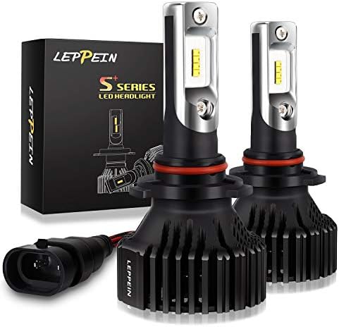 Leppein 8000LM 9005/HB3 LED פנס נורות ערכת המרה S+ סדרה קרן גבוהה 16xz צ'יפס 2nd 6500k קירור קירור-קומפייט-1 זוג