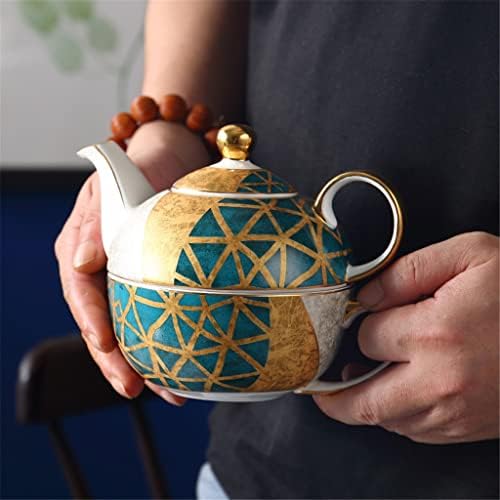 עצם בסגנון אירופאי סין קומקום, כוס קפה, סיר, כוס אחת וסיר אחד, סיר יחיד, סט תה פרחים, קופסת מתנה