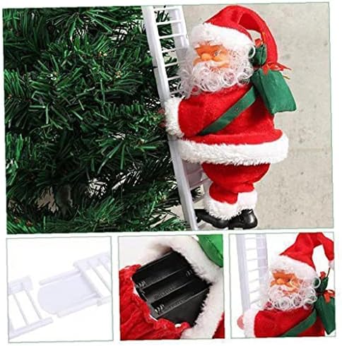 זונסטר חג המולד סנטה קלאוס חשמלי לטפס סולם תליית קישוט עץ חג המולד קישוטי מצחיק חדש שנה מתנות