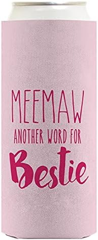 מתנה מעוררת השראה עבור MeeMaw מילה נוספת ל- Bestie 48-Pack Ultra Slim Caneies Meemaw