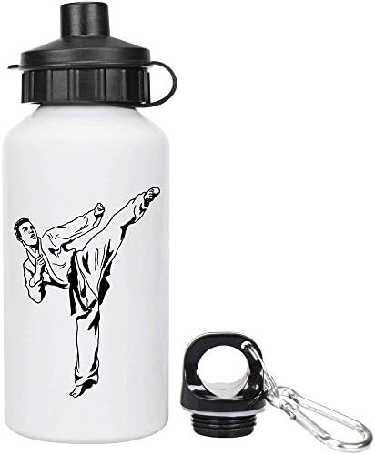 Azeeda 400ML 'Karate Kick' לילדים מים/שתייה בקבוק שימוש חוזר