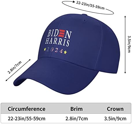 ביידן האריס 2024 בייסבול כובע מתכוונן גודל עבור ריצה אימונים ופעילויות חוצות כל עונות