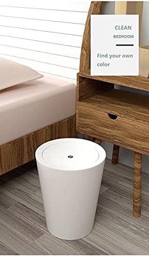 אשפה יכול אשפה יכול נדנדה מכסה בית פשוט אמבטיה יצירתי נורדי סגנון נייר סל מתאים לחדר שינה מטבח סלון / ירוק