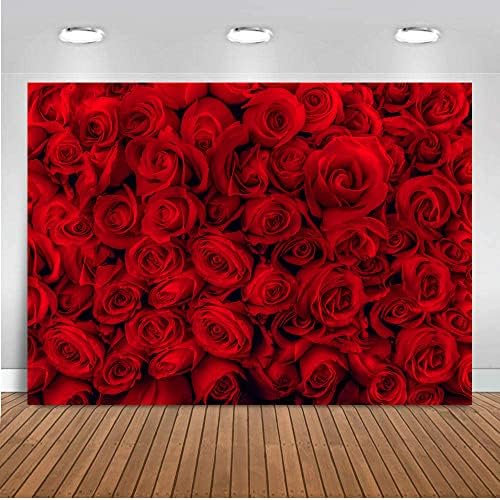 אנשוחאי אדום ורד קיר פרח קיר לקיר לצילום רקע קיר ורד אדום בנות קישוטים למסיבת יום הולדת לחתונה מקלחת כלות עיצוב