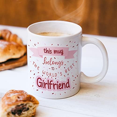ספל קפה לחברה הטובה בעולם של פאטבייבי, כוס תה מתנות לחברה חמודה, מתנות יום הולדת רומנטיות ליום האהבה לחברה, שלה,
