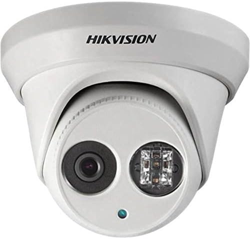 Hikvision HD Smart 4 Megapixel Poe Turret ip מצלמת מעקב חיצונית, חזון לילה Exir, עדשת 4 ממ, לבן