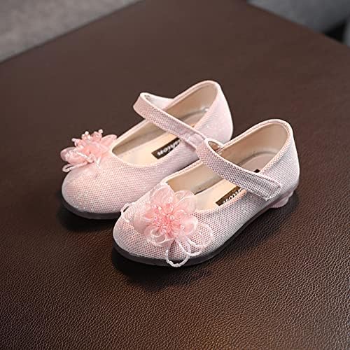 תינוק בנות שמלת נעלי מרי ג ' יין שטוח נעליים מזדמנים להחליק על פרח בלט שטוח מסיבת בית ספר נעליים