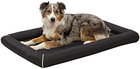 מיטת כלבים מקסקס לארגזי כלבים ממתכת, 42 אינץ', שחור