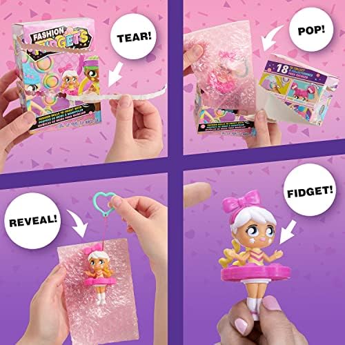 אופנה קושרת בובות צעצוע חושיות - דחף חבילת צעצוע של פופ פופ של 2 - חרדה והקלה על לחץ לילדים