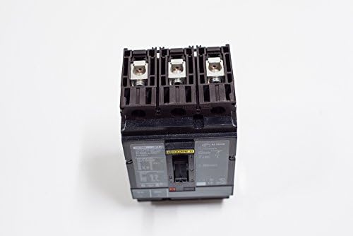 שניידר אלקטריק 600 וולט 125-אמפר HJL36125 מפסק מקרה מעוצב 600V 125A, שחור