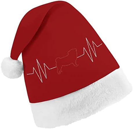 כלב פעימות לב חג המולד כובע אישית סנטה כובע מצחיק חג המולד קישוטים