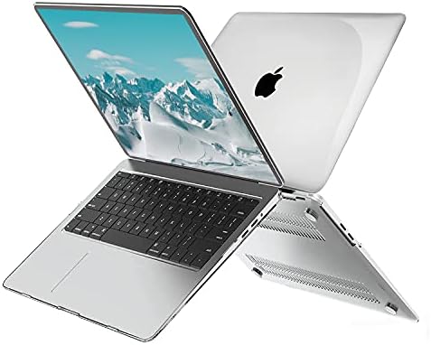 G jgoo תואם ל- MacBook Pro ביותר 16 אינץ 'מארז 2023 2022 2021 שחרור M2 A2780 A2485 M1 Pro/Max Chip & Touch Id, נקה מארז