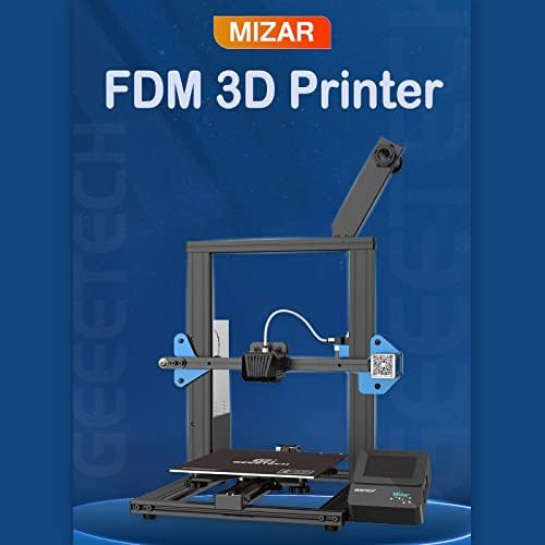 Moweo Mizar 3D מדפסת FDM מכונת 220x220x260 ממ גודל הדפסה 3.5 '' מסך מגע מסגרת מתכת מקשה אחת דפוס תמיכה בהדפסה שקטה