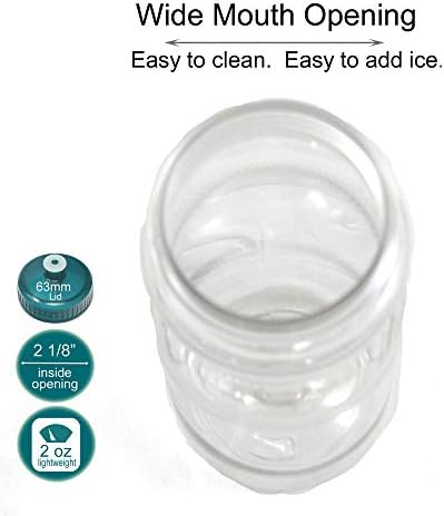 חולות מתגלגלים 24 גרם בקבוקי מים פלסטיק ללא BPA, סט של 10, מיוצר בארהב