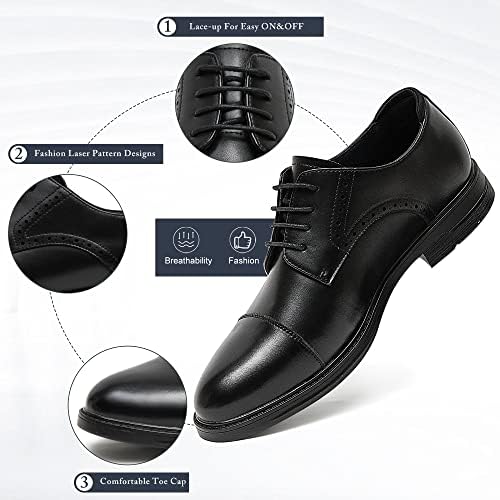 גברים של נעלי קלאסי שחור עסקי שמלת נעליים נוח פורמליות חתונה נעלי החלקה עבודה אוקספורד נעליים