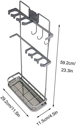 עמדת מטריית פלדה Mflasmf עם מגש מים נירוסטה, מתלה מחזיק מטרייה פשוט למשרד, בית, דירה, מלון