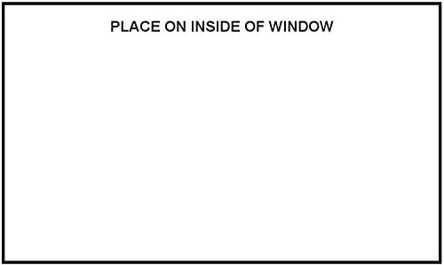 Maco Press, Inc. מדבקות ויניל דגל אמריקאי - שימוש בית מקורה, מכונית או משאית לשימוש בשמשה קדמית, חלון אחורי או זכוכית