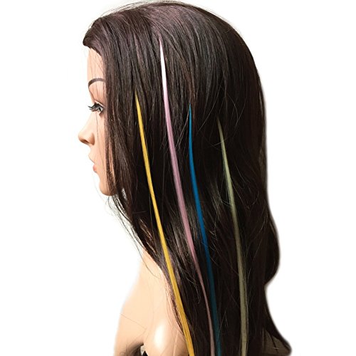 דניה סינטטי אני טיפ קרטין היתוך שיער הרחבות שונים צבע 5 גרם / גדיל 50 גדילים / חבילה קרטין טיפ מקל שיער הרחבות