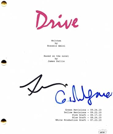 ראיין גוסלינג וקארי מוליגן חתמו על חתימה כונן תסריט סרט מלא תסריט B/ ג'יימס ספנס אימות JSA COA - משותף לכוכב: