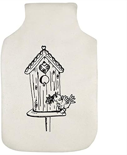 כיסוי בקבוק מים חמים של Azeeda 'Bird on A Birdhouse'