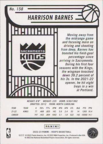 2022-23 Panini NBA Hoops 158 Harrison Barnes NM-Mt Sacramento King