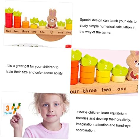 טוטורט 1 הגדר עזרות בהוראה במתמטיקה ילד חסימת צעצועי ארנב לילדים צעצועים לילדים צעצועים לגיל הרך פעילויות למידה