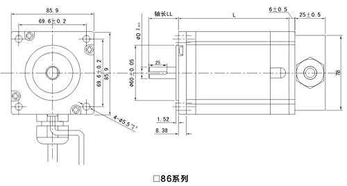 GOWE 2 שלב NEMA34 מערכת צעד לולאה סגורה 86 ממ 8.5NM 5A ערכת כונן מנוע צעד 86J18118EC-1000+2HSS86H למכונת חיתוך CNC