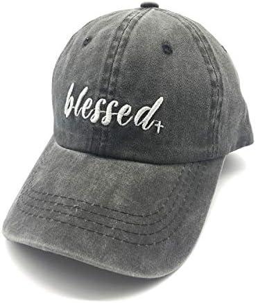 כובע אבא רקום לנשים וולדיאל, כובע בייסבול כותנה וינטג 'מתכוונן.