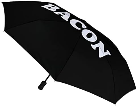 אני אוהב מטריה אוטומטית של בייקון מטריה מתקפלת ניידת נגד אולטרה סגול מטריות נסיעות עמידות למים ואטומות לרוח פתיחה/סגירה אוטומטית