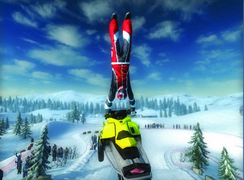 אתגר אופנועי השלג של סקי דו-אקס-בוקס 360
