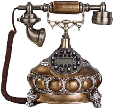 טלפון עתיק וולנוטה, טלפון וינטג 'דיגיטלי קבוע קלאסי קלאסי רטרו קווי טלפון חוט עם אוזניות תלויות לעיצוב משרד מלונות