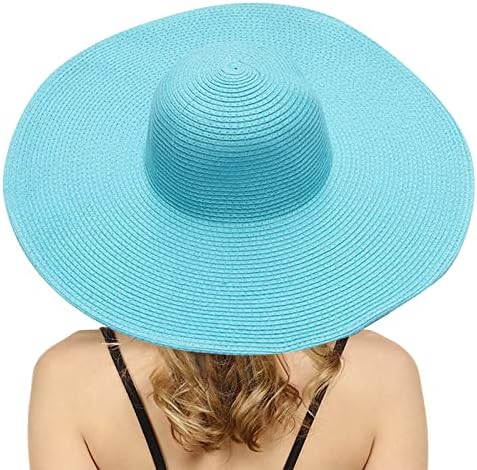 נשים שמש קש כובע רחב ברים קיץ כובעי נשים רחב ברים בונגרייס קש חוף כובע ילדה קטנה מתקפל שמש