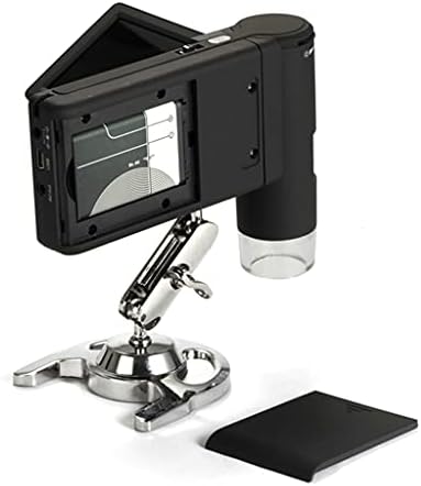 מיקרוסקופ דיגיטלי נייד 500 אינץ '3 אינץ ' 5 מ מ סוללת ליתיום מתקפלת 8 כלי מצלמה זכוכית מגדלת למחשב
