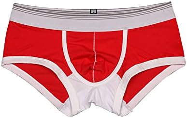 BMISEGM תחתוני כותנה גברים תחתוני אופנה תחתונים מכנסיים קצרים של גברים סקסיים תחתונים תחתונים מודפסים גברים