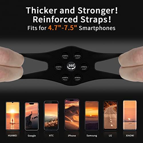 「אופטימיזציה של 2023」 מחזיק טלפון צמיד כף היד לריצה, סיבוב 360 מעלות ומחזיק טלפון סלולרי של שורש כף יד לניתוק