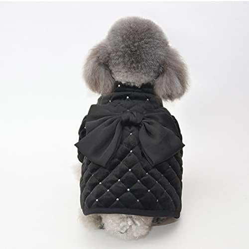 לרכוש חורף כלב שמלת חמוד פאייטים לחיות מחמד שמלות חתול בגדי תלבושת חם מעיל