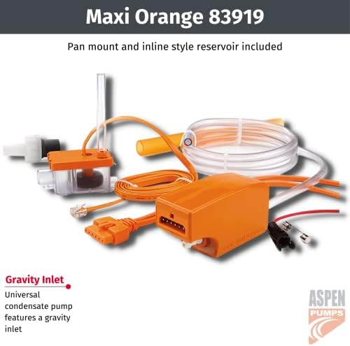 Rectorseal 83919 Aspen Maxi Orange Univ Univ משאבת עיבוי 11x7x2