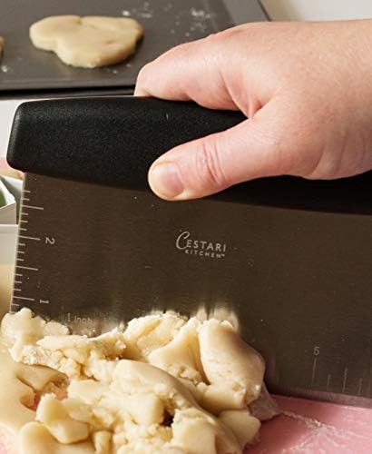 סט סכין לחם תוצרת בית: סכין בצק וסכין לחם קרמיקה