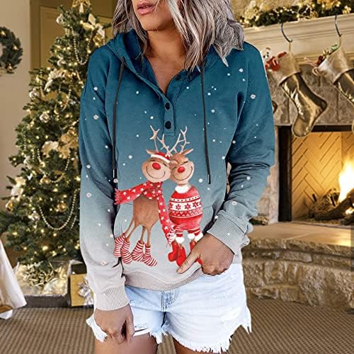 אמא חולצות לנשים חג המולד הדפסת שרוך בסוודרים סלעית קלאסי יולדות נשים נים בסוודרים