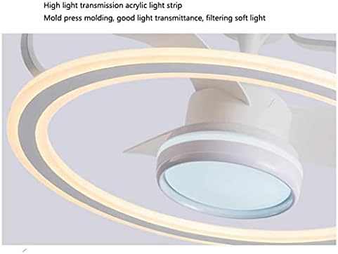 מאוורר תקרה של יאנגו עם LED LED שלט רחוק לעומק מאוורר תקרה אור מסעדה מאוורר חדר שינה אור אור מודרני מאוורר תקרה