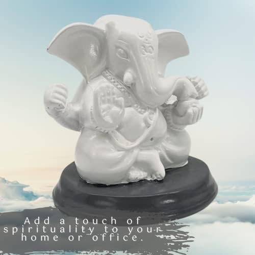 Bellaa Mini Ganesha פסל הינדי אלוהים לורד גנאפטי אליל ברכת גנש הודי בודהה פיל בית מתנה מחממת בית מזל טוב הצלחה פסל פסל