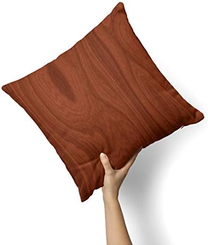עץ מהגוני אדום של IIROV - עיצוב בית דקורטיבי בהתאמה אישית מקורה או זריקה חיצונית כיסוי כריות בתוספת כרית לספה, מיטה או