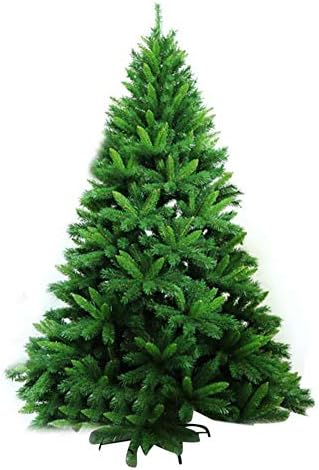 עץ חג המולד מלאכותי של ZPEE ירוק, חומר PVC עץ אורן צייר עם מתכת עמד