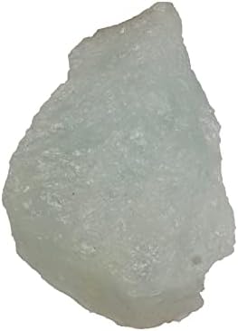 Gemhub 140.6 CT טבעי מחוספס שמיים אקוומרין קריסטל, קריסטל מכור אדמה לקישוט, עטיפת תיל, ריפוי קריסטל רייקי